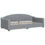 Sofá cama con colchón tela gris claro 90x200 cm de vidaXL, Camas y somieres - Ref: Foro24-3197512, Precio: 320,06 €, Descuent...