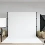 Soporte de telón de fondo acero negro 254x243 cm de vidaXL, Montajes de estudio - Ref: Foro24-190267, Precio: 102,97 €, Descu...
