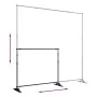 Soporte de telón de fondo acero negro 254x243 cm de vidaXL, Montajes de estudio - Ref: Foro24-190267, Precio: 102,97 €, Descu...