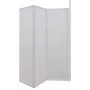 L-förmige Wandduschwand 4 Faltpaneele 70x120x137 cm von vidaXL, Duschtüren - Ref: Foro24-140787, Preis: 188,69 €, Rabatt: %