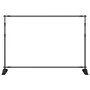 Soporte de telón de fondo acero negro 305x243 cm de vidaXL, Montajes de estudio - Ref: Foro24-190268, Precio: 99,87 €, Descue...