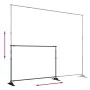 Soporte de telón de fondo acero negro 305x243 cm de vidaXL, Montajes de estudio - Ref: Foro24-190268, Precio: 99,87 €, Descue...