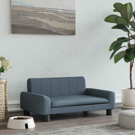 Cama para perros de tela gris oscuro 70x45x30 cm en Camas para perros | Comprar online en Foru.es