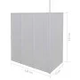 L-förmige Wandduschwand 4 Faltpaneele 70x120x137 cm von vidaXL, Duschtüren - Ref: Foro24-140787, Preis: 188,69 €, Rabatt: %