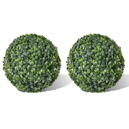 Arbusto de bolas Boj artificial 2 unidades 35 cm de vidaXL, Flora artificial - Ref: Foro24-40872, Precio: 46,45 €, Descuento: %