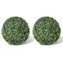 Arbusto de bolas Boj artificial 2 unidades 35 cm de vidaXL, Flora artificial - Ref: Foro24-40872, Precio: 46,45 €, Descuento: %