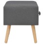 Mesitas de noche 2 unidades 40x35x40 cm tela gris oscuro de vidaXL, Mesitas de noche - Ref: Foro24-276379, Precio: 125,56 €, ...