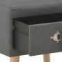 Mesitas de noche 2 unidades 40x35x40 cm tela gris oscuro de vidaXL, Mesitas de noche - Ref: Foro24-276379, Precio: 125,56 €, ...