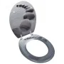 MDF toilet seat with stone cover by vidaXL, Toilet and bidet seats - Ref: Foro24-140804, Price: 43,95 €, Discount: %