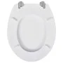 Asiento inodoro WC MDF tapa diseño blanco de vidaXL, Asientos de inodoros y bidés - Ref: Foro24-140801, Precio: 42,27 €, Desc...