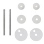 Asiento inodoro WC MDF tapa diseño blanco de vidaXL, Asientos de inodoros y bidés - Ref: Foro24-140801, Precio: 35,13 €, Desc...