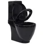Ceramic toilet with black cistern by vidaXL, Bathrooms - Ref: Foro24-140298, Price: 263,22 €, Discount: %