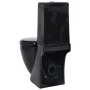 Ceramic toilet with black cistern by vidaXL, Bathrooms - Ref: Foro24-140298, Price: 263,22 €, Discount: %