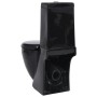 Inodoro de cerámica con cisterna negro de vidaXL, Baños - Ref: Foro24-140298, Precio: 257,50 €, Descuento: %