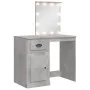 Dresser with concrete gray LED lights 90x42x132.5 cm by vidaXL, Bedroom Dressers - Ref: Foro24-834974, Price: 73,80 €, Discou...