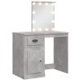 Tocador con luces LED gris hormigón 90x42x132,5 cm de vidaXL, Tocadores para dormitorios - Ref: Foro24-834974, Precio: 74,12 ...