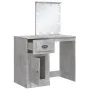 Dresser with concrete gray LED lights 90x42x132.5 cm by vidaXL, Bedroom Dressers - Ref: Foro24-834974, Price: 73,80 €, Discou...