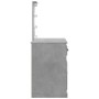 Tocador con luces LED gris hormigón 90x42x132,5 cm de vidaXL, Tocadores para dormitorios - Ref: Foro24-834974, Precio: 74,12 ...