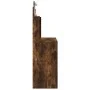 Tocador con luces LED roble ahumado 96x40x142 cm de vidaXL, Tocadores para dormitorios - Ref: Foro24-837897, Precio: 85,34 €,...