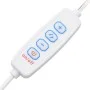 Tocador con luces LED roble ahumado 96x40x142 cm de vidaXL, Tocadores para dormitorios - Ref: Foro24-837897, Precio: 85,34 €,...