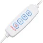 Tocador con luces LED roble marrón 96x40x142 cm de vidaXL, Tocadores para dormitorios - Ref: Foro24-837899, Precio: 93,61 €, ...