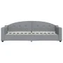 Trundle sofa bed light gray fabric 80x200 cm by vidaXL, Beds and slatted bases - Ref: Foro24-3197525, Price: 248,30 €, Discou...