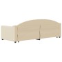 Sofá cama nido tela crema 80x200 cm de vidaXL, Camas y somieres - Ref: Foro24-3197529, Precio: 252,56 €, Descuento: %