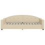 Sofá cama nido tela crema 80x200 cm de vidaXL, Camas y somieres - Ref: Foro24-3197529, Precio: 252,56 €, Descuento: %