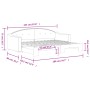 Sofá cama nido tela crema 80x200 cm de vidaXL, Camas y somieres - Ref: Foro24-3197529, Precio: 252,56 €, Descuento: %