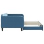 Sofá cama nido terciopelo azul 100x200 cm de vidaXL, Camas y somieres - Ref: Foro24-3197069, Precio: 258,32 €, Descuento: %