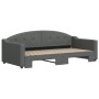 Sofá cama nido tela gris oscuro 90x190 cm de vidaXL, Camas y somieres - Ref: Foro24-3197541, Precio: 245,45 €, Descuento: %