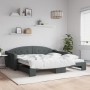 Sofá cama nido tela gris oscuro 100x200 cm de vidaXL, Camas y somieres - Ref: Foro24-3197536, Precio: 266,07 €, Descuento: %