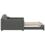 Sofá cama nido tela gris oscuro 100x200 cm de vidaXL, Camas y somieres - Ref: Foro24-3197536, Precio: 266,07 €, Descuento: %