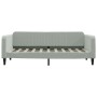 Sofá cama nido terciopelo gris claro 90x190 cm de vidaXL, Camas y somieres - Ref: Foro24-3197076, Precio: 241,13 €, Descuento: %