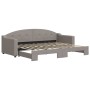 Sofá cama nido tela gris taupe 80x200 cm de vidaXL, Camas y somieres - Ref: Foro24-3197528, Precio: 252,60 €, Descuento: %
