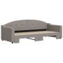 Sofá cama nido tela gris taupe 80x200 cm de vidaXL, Camas y somieres - Ref: Foro24-3197528, Precio: 252,60 €, Descuento: %