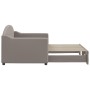 Sofá cama nido tela gris taupe 80x200 cm de vidaXL, Camas y somieres - Ref: Foro24-3197528, Precio: 252,60 €, Descuento: %