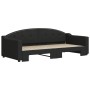 Sofá cama nido tela negro 90x200 cm de vidaXL, Camas y somieres - Ref: Foro24-3197532, Precio: 258,67 €, Descuento: %
