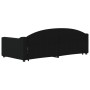 Sofá cama nido tela negro 90x200 cm de vidaXL, Camas y somieres - Ref: Foro24-3197532, Precio: 258,67 €, Descuento: %
