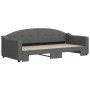 Sofá cama nido tela gris oscuro 90x200 cm de vidaXL, Camas y somieres - Ref: Foro24-3197531, Precio: 238,30 €, Descuento: %