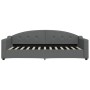Sofá cama nido tela gris oscuro 90x200 cm de vidaXL, Camas y somieres - Ref: Foro24-3197531, Precio: 238,30 €, Descuento: %