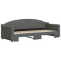 Sofá cama nido tela gris oscuro 80x200 cm de vidaXL, Camas y somieres - Ref: Foro24-3197526, Precio: 250,42 €, Descuento: %