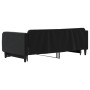 Sofá cama nido terciopelo negro 100x200 cm de vidaXL, Camas y somieres - Ref: Foro24-3197074, Precio: 269,18 €, Descuento: %