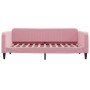 Sofá cama nido terciopelo rosa 100x200 cm de vidaXL, Camas y somieres - Ref: Foro24-3197073, Precio: 262,35 €, Descuento: %