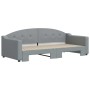 Sofá cama nido tela gris claro 90x200 cm de vidaXL, Camas y somieres - Ref: Foro24-3197530, Precio: 256,07 €, Descuento: %