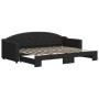 Sofá cama nido tela negro 80x200 cm de vidaXL, Camas y somieres - Ref: Foro24-3197527, Precio: 250,81 €, Descuento: %