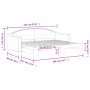 Sofá cama nido tela negro 80x200 cm de vidaXL, Camas y somieres - Ref: Foro24-3197527, Precio: 250,81 €, Descuento: %
