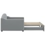 Sofá cama nido tela gris claro 90x190 cm de vidaXL, Camas y somieres - Ref: Foro24-3197540, Precio: 247,45 €, Descuento: %