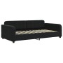 Sofá cama nido con colchón terciopelo negro 90x200 cm de vidaXL, Camas y somieres - Ref: Foro24-3196957, Precio: 446,72 €, De...