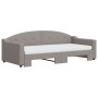Sofá cama nido con colchón tela gris taupe 90x200 cm de vidaXL, Camas y somieres - Ref: Foro24-3197551, Precio: 440,03 €, Des...